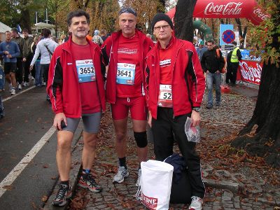 Frank, Heinz und Martin vor dem Start