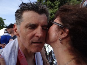Ironman Austria - Erste Gratulantin