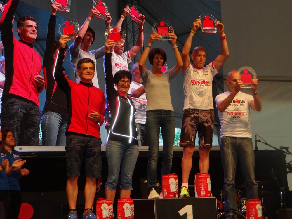 Ironman Austria 2016 - SIegerehrung